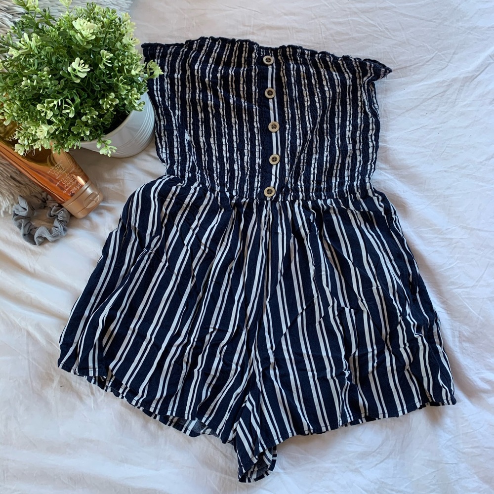 Strapless Romper